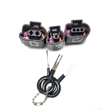 3x Car Terminal Removal Tool Kit Wiring Connector Pin Release Puller For Audi VW
