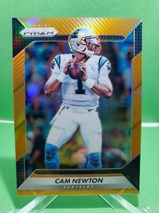 2016 Panini Prizm Orange /299 Cam Newton #51