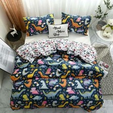3D Farbe Dinosaurier NAM9266 Bett Kissenbez&uuml;ge Decke Bettdecke Abdeckung Set Fay