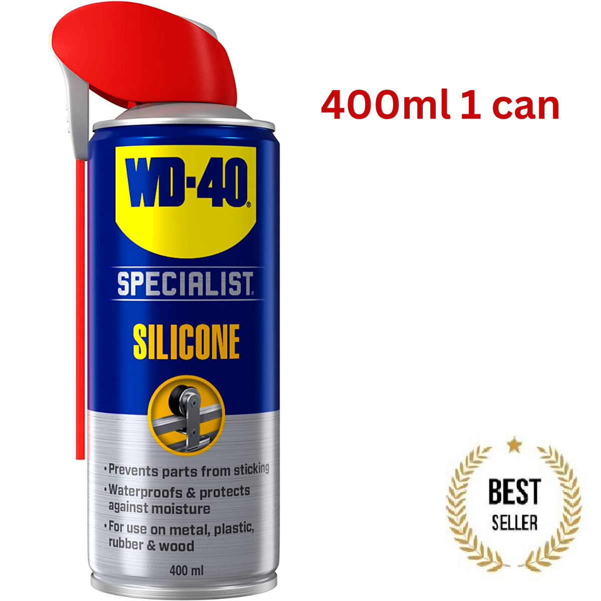 WD-40 Silicone 400ml Spray Lube Specialist High Performance
