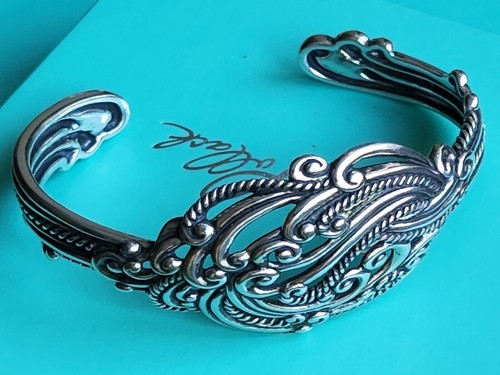 CAROLYN POLLACK STERLING SILVER BRACELET, 41 GRAMS, MADE IN US