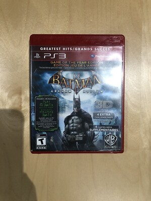 Batman: Arkham Asylum GOTY (Sony PS3) - Complete - Tested & Working