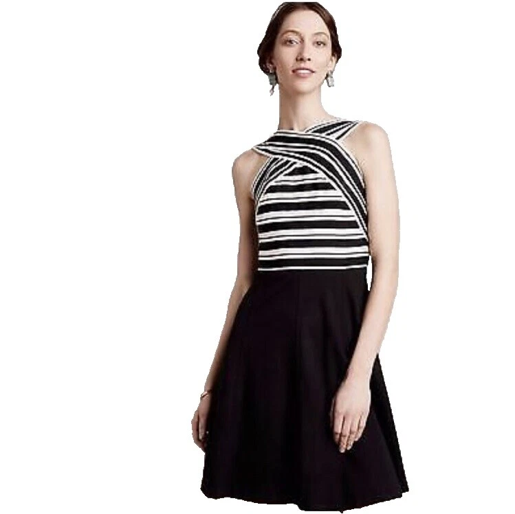 Vestidos femininos listrados casuais Anthropologie