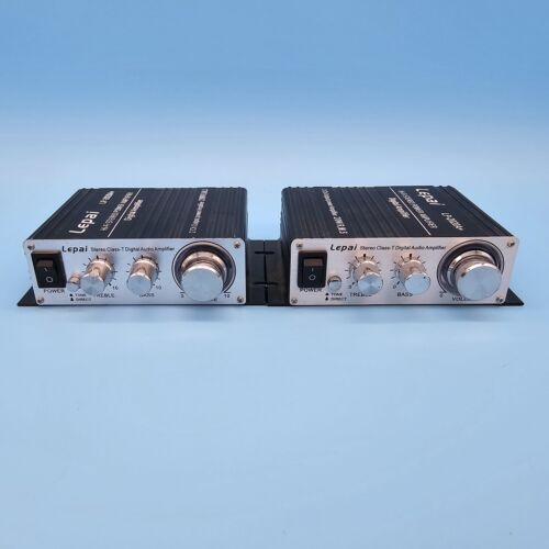 Lot of 2 LEPAI LP-2020A+ Hi-Fi Stereo Power Digital Amplifiers - No power supply - Picture 1 of 3