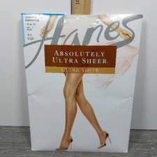 Hanes Absolutely Ultra Sheer Control Top Pantyhose ~ Pearl #707/sz F