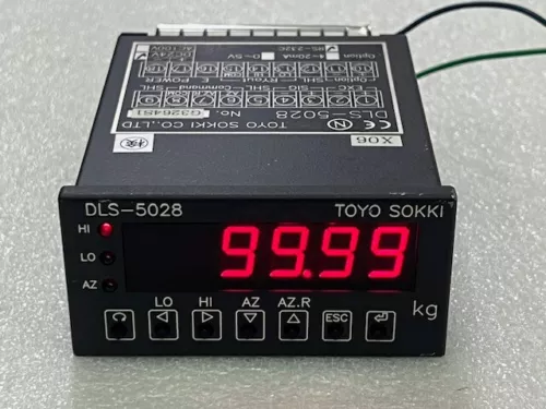 Toyo Sokki DLS-5028 DC24V Load Cell Display Panel Meter Used