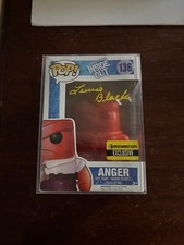 LEWIS BLACK ANGER FUNKO POP INSIDE OUT #136 SIGNED & BECKETT BAS COA