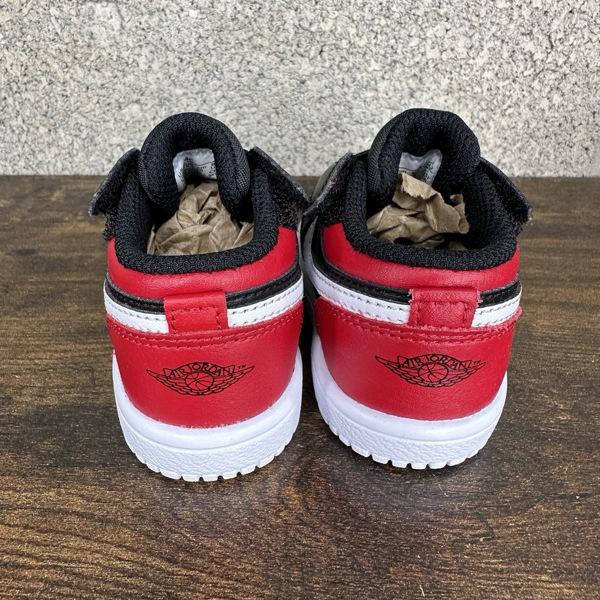 New Nike Air Jordan 1 Low ALT (TD) WHITE-BLACK-GYM RED