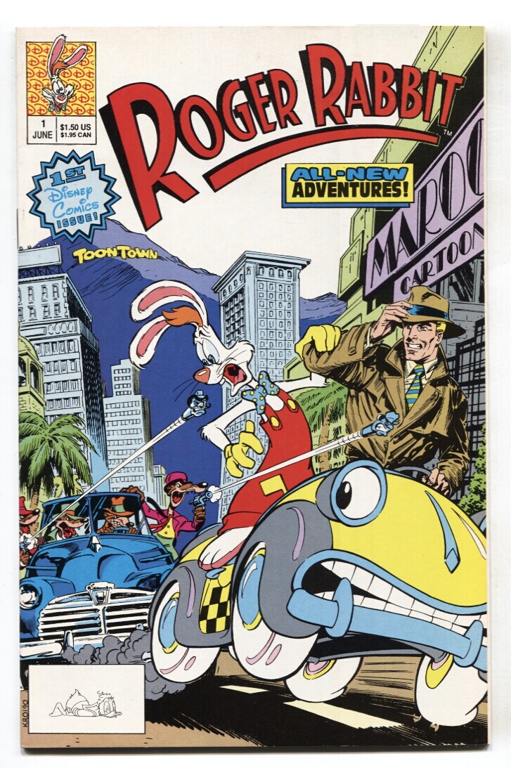 む*む様 Roger Rabbit 1 Disney Comics アメコミ Roger Rabbit #1 1990 Disney comics 1st issue NM- | eBay