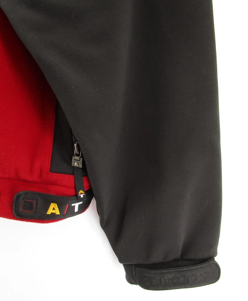 Chaqueta Sun Mountain Hombres XL Negro Rojo Golf Polar Convertible Chaleco Aire Libre Senderismo Foto 3 de 4