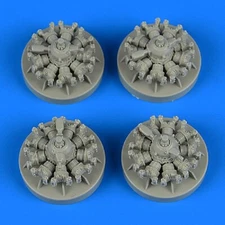 Quickboost 72574 x 1/72 B-17G Flying Fortress Engines for Airfix