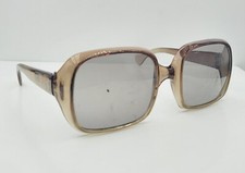 Vintage IC 233 Gray Square Sunglasses Italy FRAMES ONLY