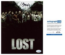 Harold Perrineau & Jack Bender ‘Lost’ Signed Autograph 8x10 Photo ACOA