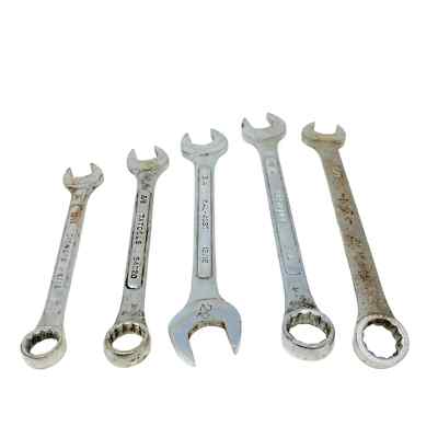 Crew Line Tatools 54020, KAL 4037 and NAPA Combination Wrench Tool Set, 5 Pcs