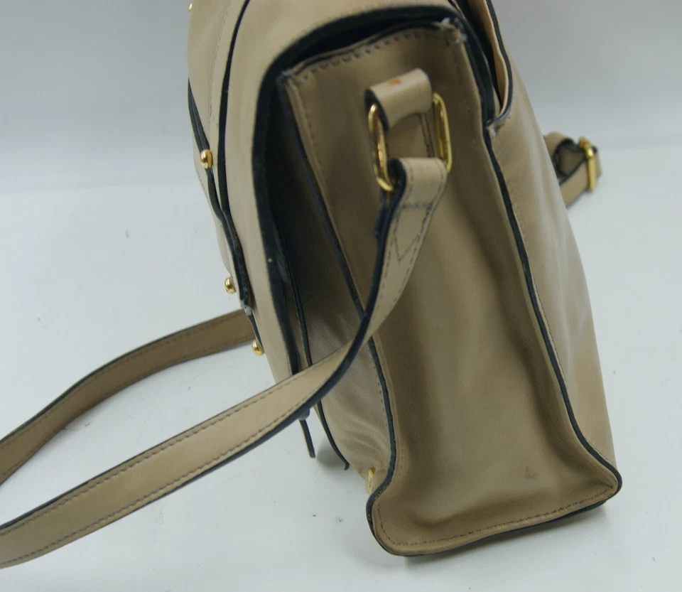 IIIBeCa by Joy Gryson Bolso de Mano Para Mujer Cuero Beige Bandolera Correa Bolso Cartera Foto 4 de 4