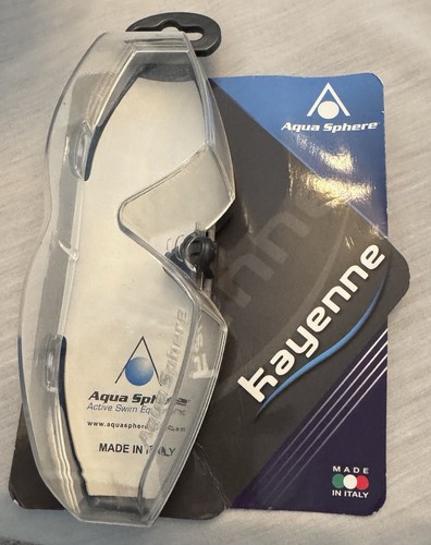Aqua Sphere Fitness KAYENNE Unisex Schwimmbrille ERWACHSENE rauchgrau