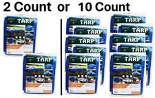 Greenland Tarp Poly Tarp 4.5 x 6.5 - 2 Count or 10 count