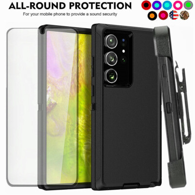 For Samsung Galaxy Note 20 Ultra 10+ Plus 9 8 Shockproof Defender Case + Screen