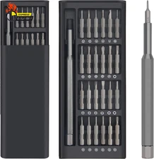24 in 1 Mini Screwdriver Set with Case, Small Screwdriver Set of Flathead and Ph