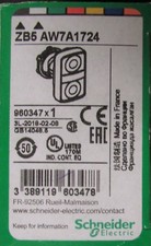 SCHNEIDER ELECTRIC ZB5 AW7A1724 White UP Black DOWN Illum Center Dble PushButton