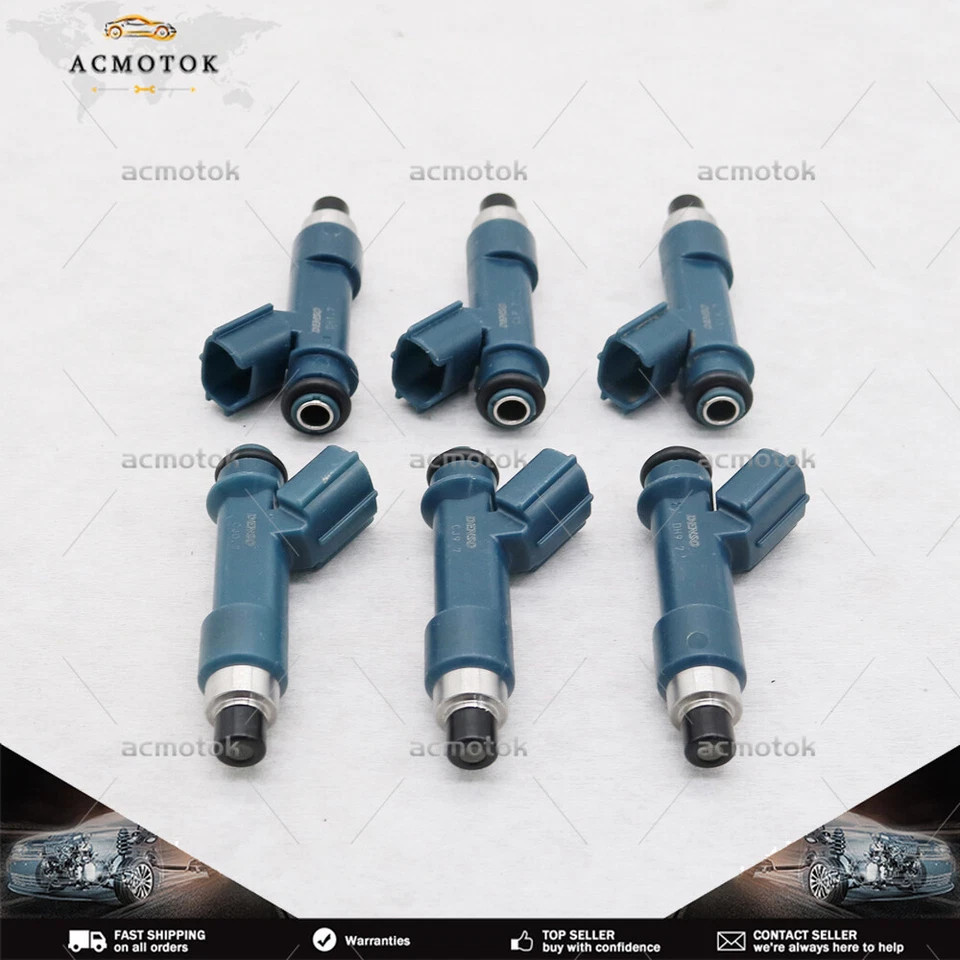 6 peças injetores de combustível 23250-0P030 para Toyota 4Runner Tundra Tacoma Cruiser V6 4.0 - Imagem 3 de 3