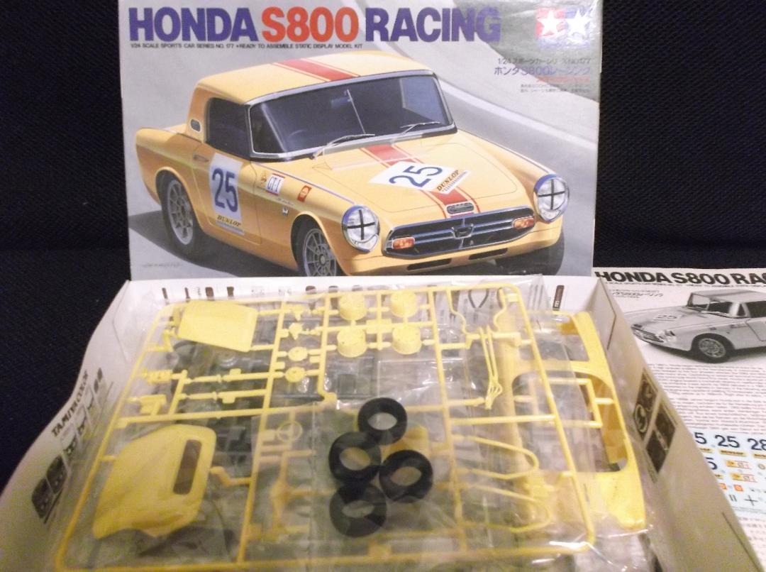 Tamiya 1/24 Honda S800 Racing Vw1966 Nsrr Unassembled Model Tamiya 1/24 Honda S800 Racing Vw1966 Nsrr Unassembled Model