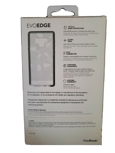 Android-Brand New Tech21 T21-6673 Smokey Black Case for Sumsang Galaxy Note9 - Zdjęcie 2 z 3