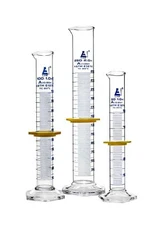 Premium Graduated Cylinder Set - 50mL, 100mL & 250mL - ASTM, Class A - Protec...