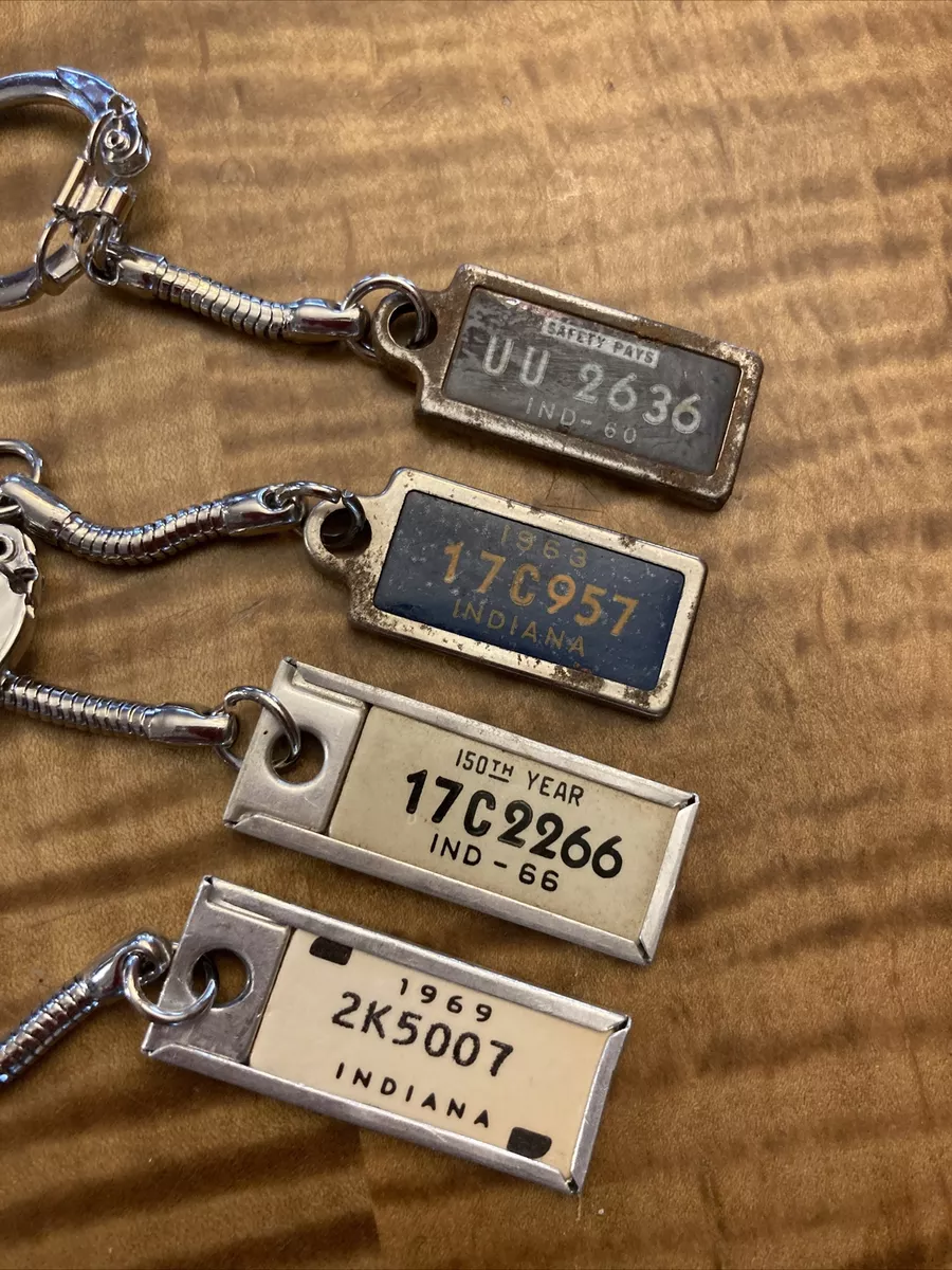 License plate key tags store