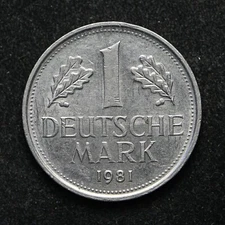 1981-G Germany 1 Mark (bb18121)
