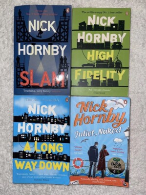 Nick Hornby Books X 4 Novels Drama Romance Humour Love Film Bundle (24)