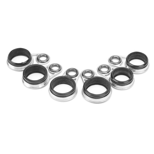 33Pcs Fishing Rod Guides Eyes Ring Raft Line Ring Fishing Rod Building HG - Picture 15 of 22