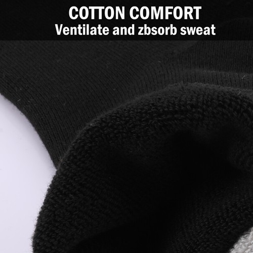 Lot 1/3 Pairs Mens Solid Sports Athletic Work Plain Crew Socks Size 9-11 10-13 - Picture 40 of 53