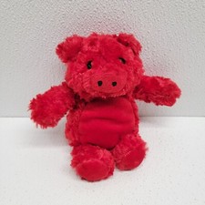 Vintage Animal Alley Red Pig Soft Plush 7" Toys R Us Valentine Stuffed Toy 2000