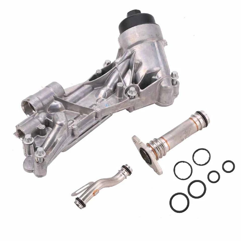 Carcasa del filtro de aceite enfriador de aceite y juego de juntas para Chevrolet Cruze Opel Astra gasolina - Imagen 4 de 4