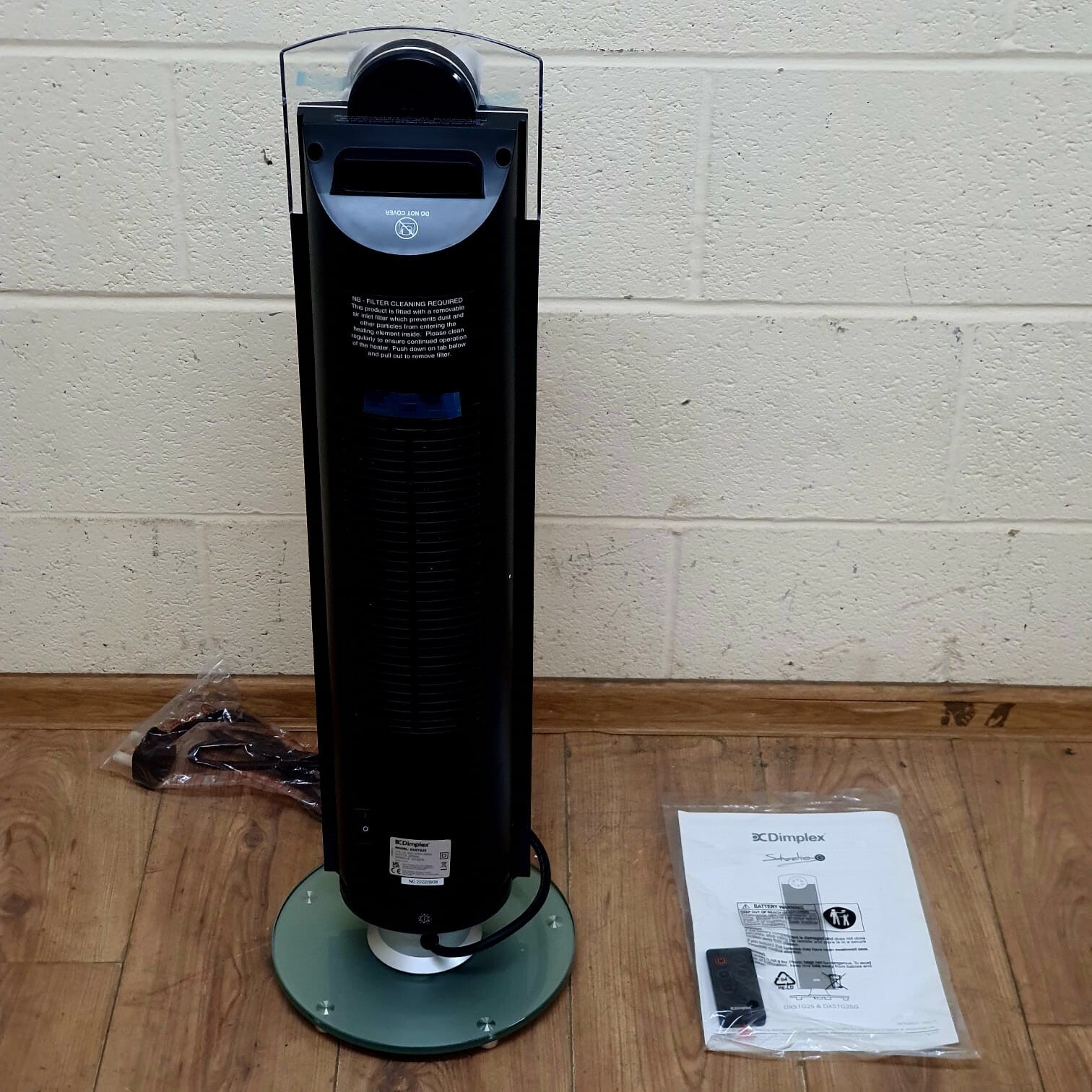 Dimplex Electric Studio G Ceramic Tower Heater 2.5Kw DXSTG25 with