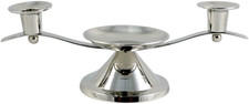 Silvertone Unity Candle Holder