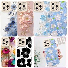 Stunning Flowers TPU Phone Case Cover For iPhone Air 16 Pro 17 15 14 Samsung S25