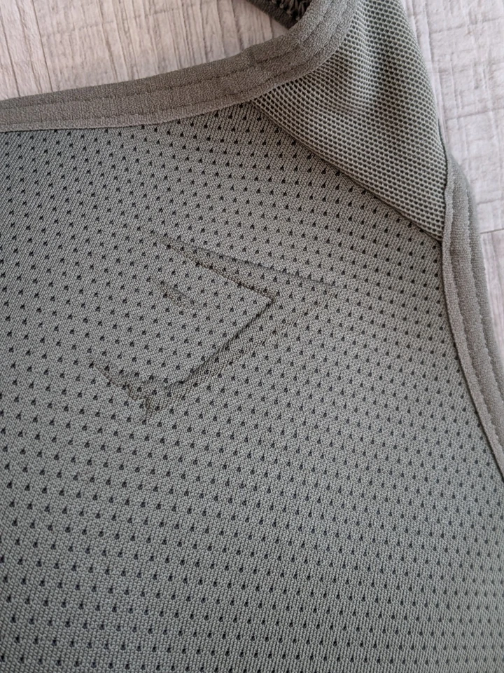 EUC GYMSHARK | Women's Forest Green Size XXL Sports Gym Bra Racerback Vented - Image 3 of 4