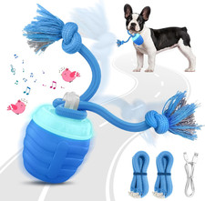 Upgraded Interactive Motion Activated Dog Ball for Medium/Large Dogs - Blue
