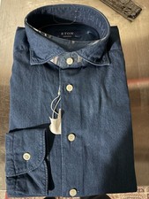 Eton Chambray 16 1/2 Contemporary Shirt