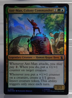 Ant-Man, Colony Commander - Uc/Foil/Leg. Kreatur -  Marvel Super Heroes - EN/NM