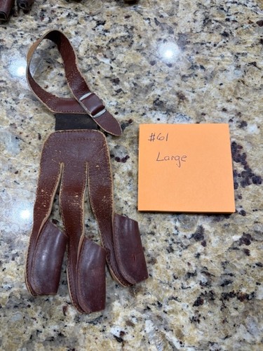 Archery Shooting Glove American Made Leather Vintage #61 Large