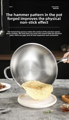 2025 Neu Titan Pfanne Pro Langlebig Kratzer Antihaft Titan Pfanne für Kochen - Bild 7 von 19