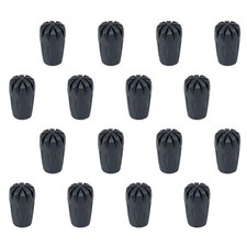 16 stücke Anti-Rutsch Wanderstab Alpenstocks Zubehör Fußabdeckung Stick Tip Case