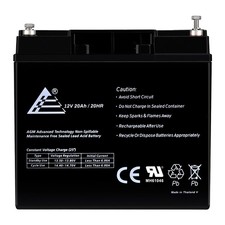 12V 20Ah, General Purpose VRLA AGM SLA Battery