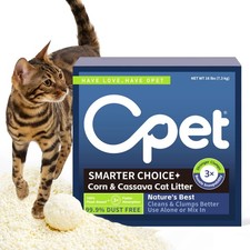 Tapioca Cat Litter, Natural Cassava Litter for Cats, Sustainable Ingredients,...