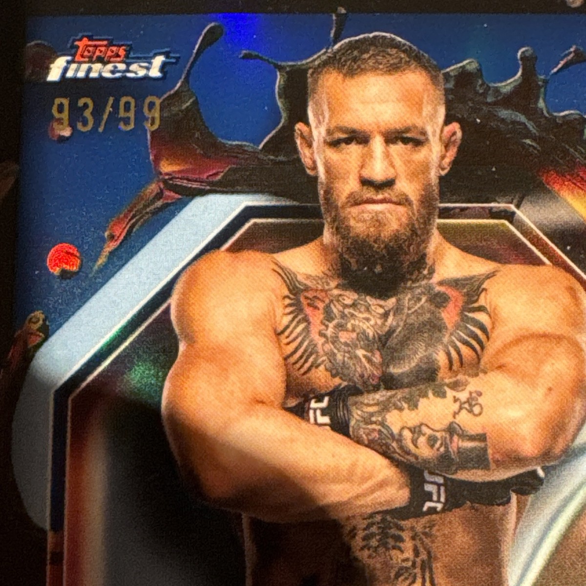 Conor McGregor 2024 Topps Finest UFC Rare Blue Refractors 93/99 | eBay