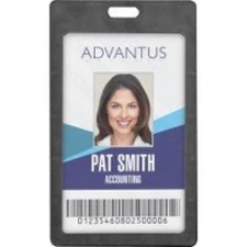 Advantus Vertical Rigid ID Badge Holder (avt-97068) (avt97068)