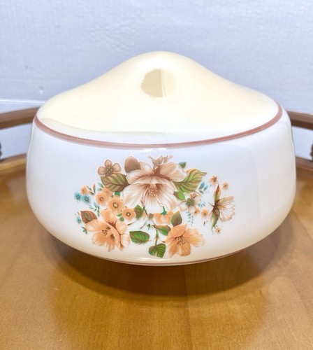 Lámpara de techo vintage de vidrio esmerilado pantalla floral 8,5" globo accesorio repuesto - Imagen 2 de 6